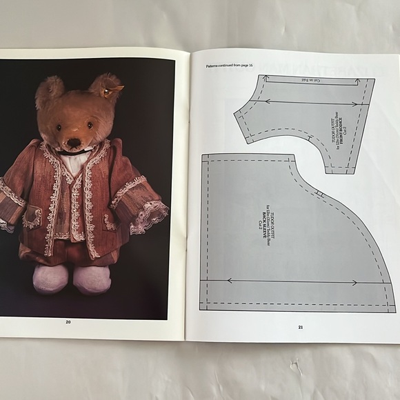 NWT Dressing the Historical Teddy Bear Costume Pattern BOOK King Charles Tudor - Picture 13 of 17
